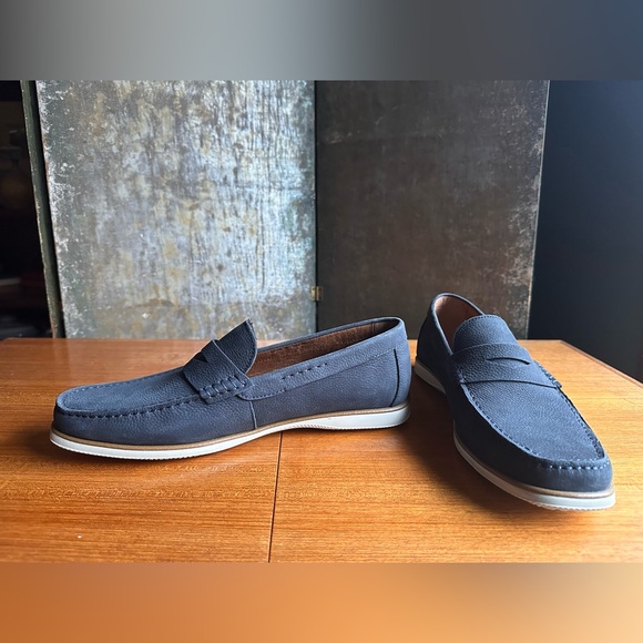 Dune London Men\'s Loafers in Dark Blue Size 44 main image 7